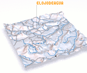 3d view of El Ojo de Agua