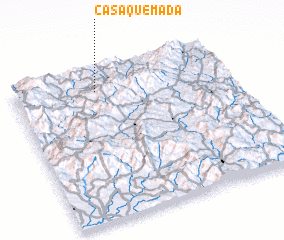 3d view of Casa Quemada