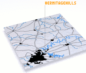 3d view of Hermitage Hills