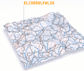 3d view of El Corral Falso
