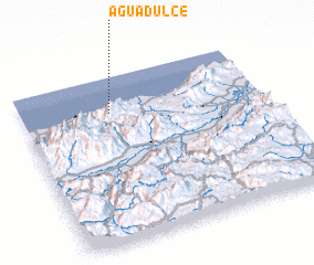 3d view of Agua Dulce