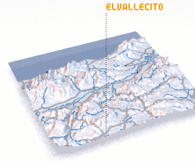 3d view of El Vallecito