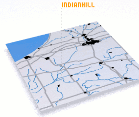 3d view of Indian Hill
