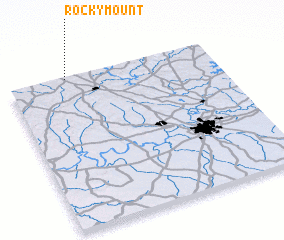 3d view of Rocky Mount