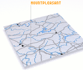 3d view of Mount Pleasant