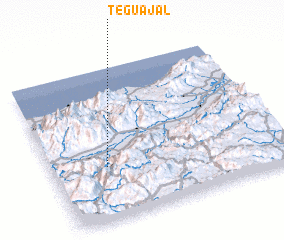 3d view of Teguajal