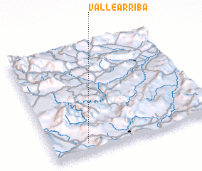 3d view of Valle Arriba