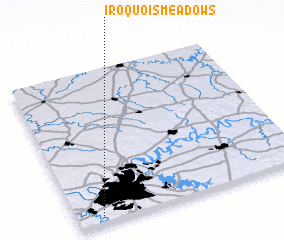 3d view of Iroquois Meadows