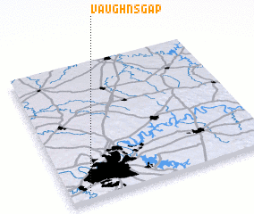 3d view of Vaughns Gap