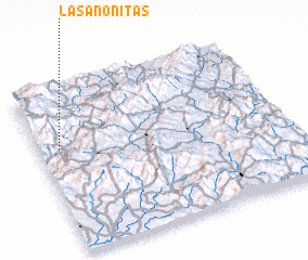 3d view of Las Anonitas