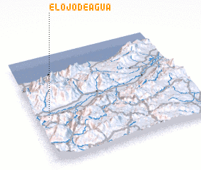 3d view of El Ojo de Agua