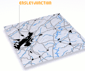 3d view of Ensley Junction