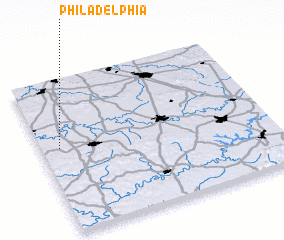 3d view of Philadelphia