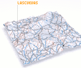 3d view of Las Cuevas