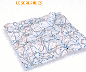 3d view of Los Calpules