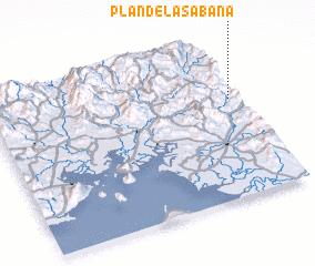 3d view of Plan de La Sabana