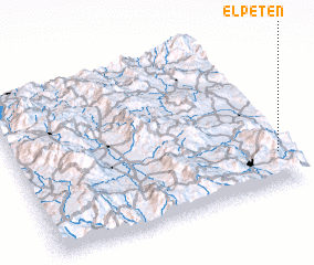 3d view of El Petén