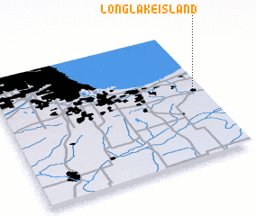 3d view of Long Lake Island