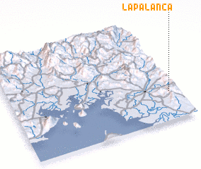 3d view of La Palanca