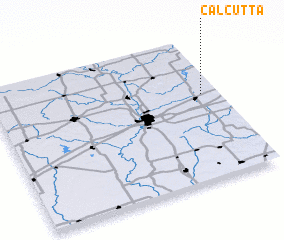 3d view of Calcutta