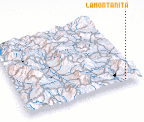 3d view of La Montañita