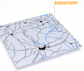 3d view of Reeds Ferry