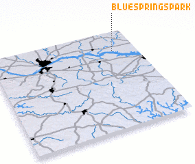 3d view of Blue Springs Park