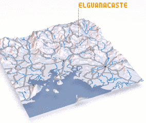 3d view of El Guanacaste