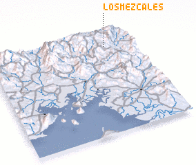 3d view of Los Mezcales