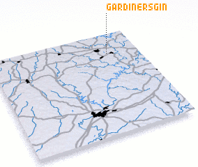 3d view of Gardiners Gin