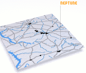3d view of Neptune
