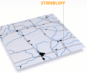 3d view of Stone Bluff