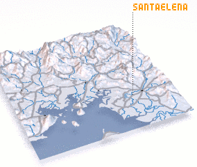 3d view of Santa Elena