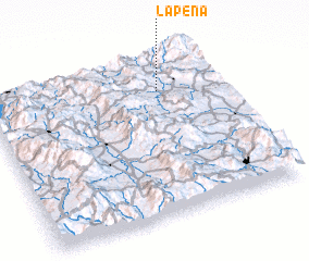 3d view of La Peña