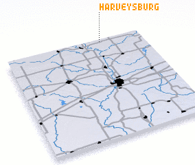 3d view of Harveysburg