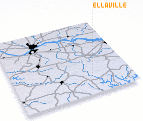 3d view of Ellaville