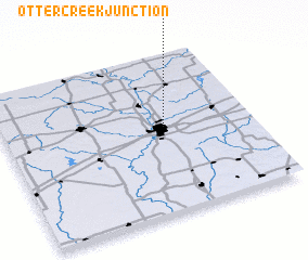 3d view of Otter Creek Junction