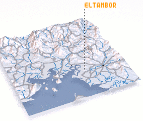 3d view of El Tambor