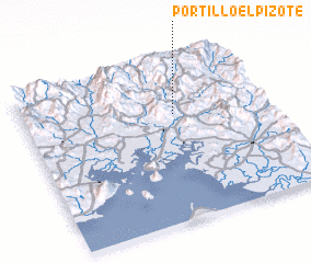 3d view of Portillo El Pizote