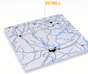 3d view of Key Hill