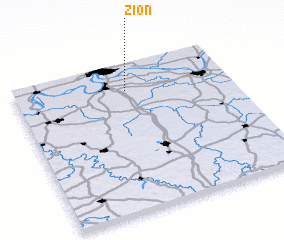 3d view of Zion