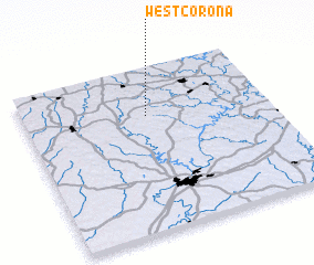 3d view of West Corona