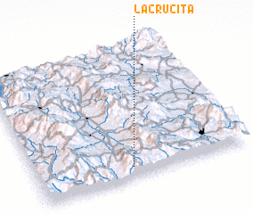 3d view of La Crucita