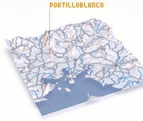 3d view of Portillo Blanco