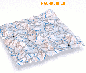 3d view of Agua Blanca