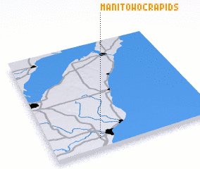 3d view of Manitowoc Rapids