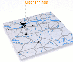 3d view of Ligon Springs