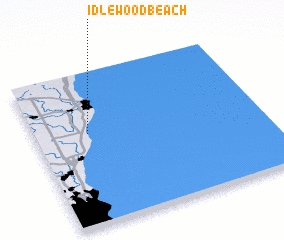 3d view of Idlewood Beach