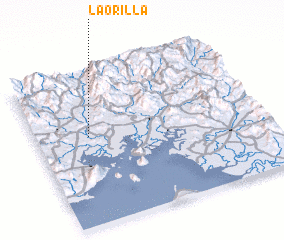 3d view of La Orilla