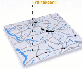 3d view of Lewis Branch